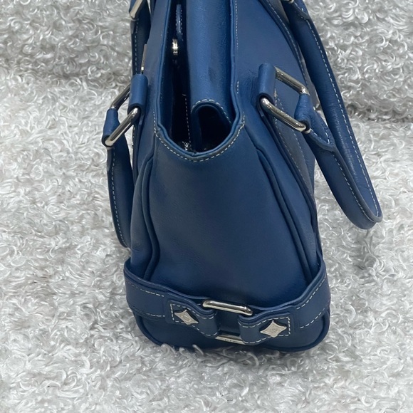 MCM Blue Leather shoulder Bag - Picture 7 of 16